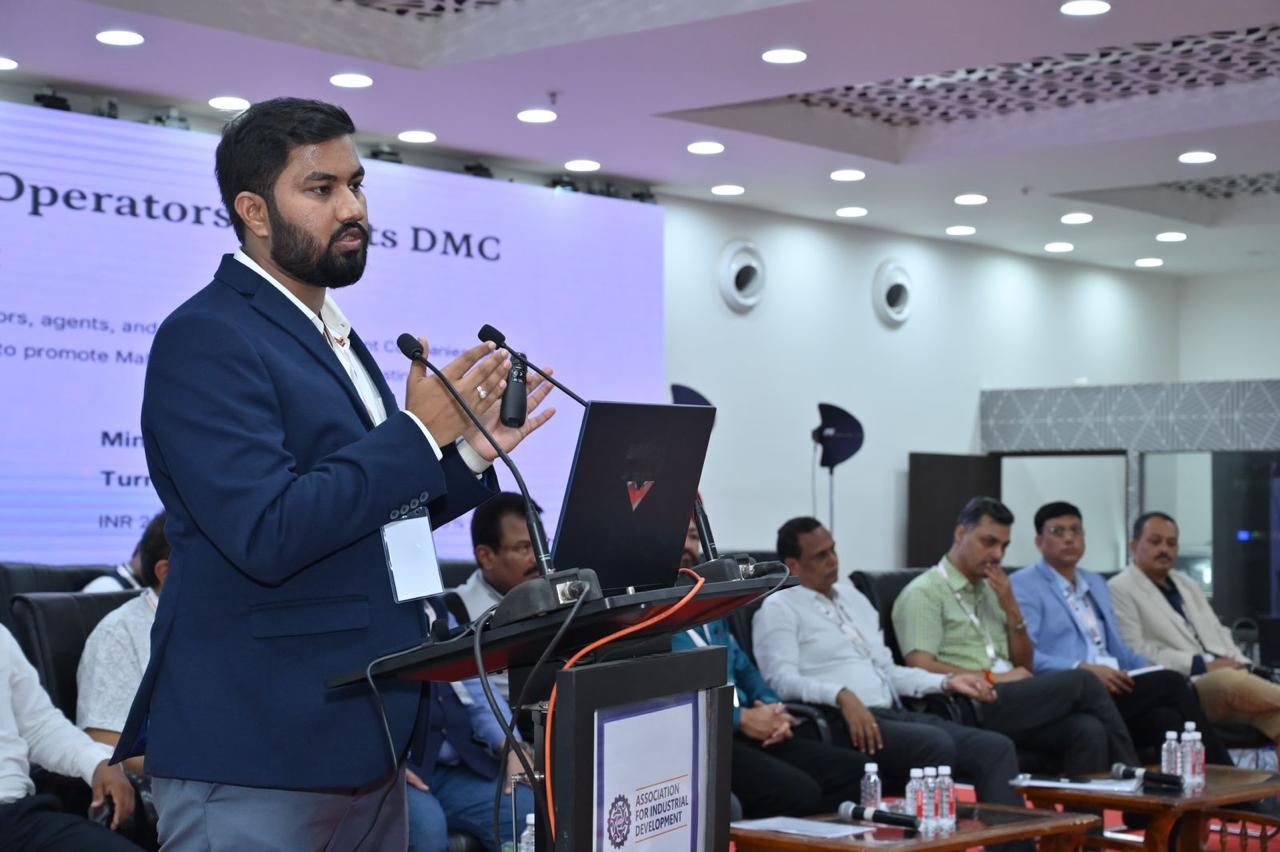 Speakers and delegates at the AID tourism conclave in Nagpur